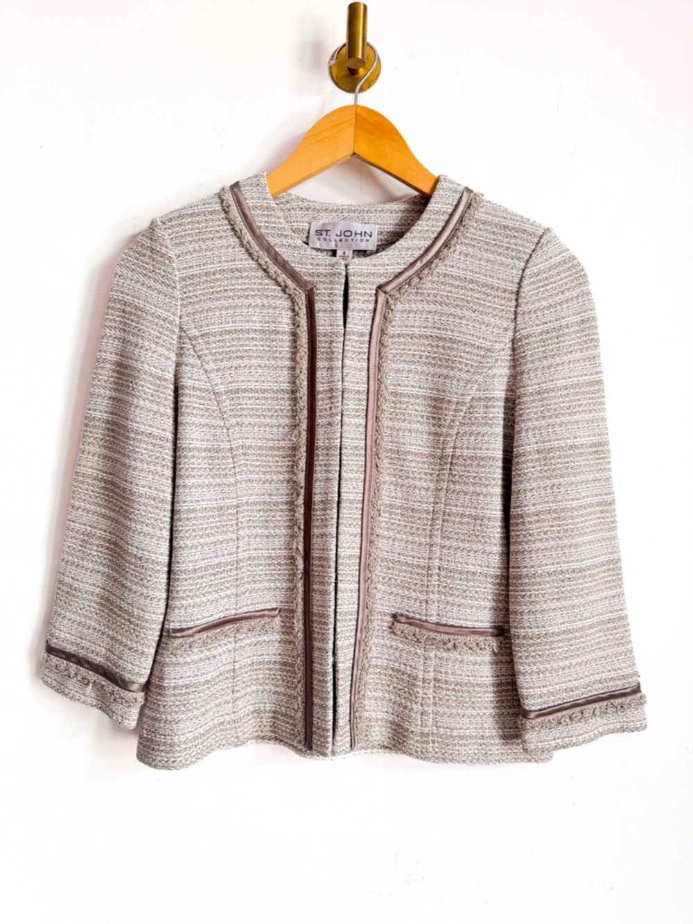 St. John Collection Tweed Blazer 4